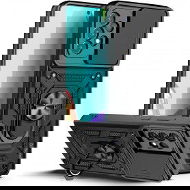 Dr. Phone-DrPhone MIT - TPU Bumper Armor Case met Slide Camera Cover & 360° Rotatie Ring Hoes + Kickstand - Geschikt voor S22 Plus€ 14,95€ 12,36Home
