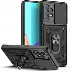 Dr. Phone-DrPhone MIT - TPU Bumper Armor Case met Slide Camera Cover & 360° Rotatie Ring Hoes + Kickstand - Geschikt voor S22 Plus€ 14,95€ 12,36Home