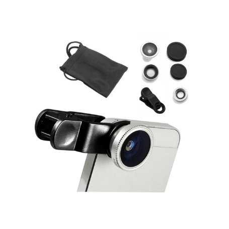Dr. Phone-DrPhone PiX - 180° Lens Universele Premium 3 in 1 Fish Eye Lens - Macro Lens / Wide Lens / Fish Eye lens Kit - Zilver€ 8,95€ 7,40DrPhone(Telefoon) Opzet Lens / Lenzen