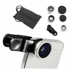 Dr. Phone-DrPhone PiX - 180° Lens Universele Premium 3 in 1 Fish Eye Lens - Macro Lens / Wide Lens / Fish Eye lens Kit - Zilver€ 8,95€ 7,40DrPhone(Telefoon) Opzet Lens / Lenzen