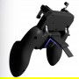 DrPhone W11 Mobiele Game Controller + ingebouwde Triggers + Gamepad Joystick Controller + Standaard -Zwart