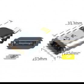 Dr. Phone-DrPhone UCE4 - USB C male naar DP adapter 8K - Grijs€ 17,95€ 14,83DrPhoneHub / Adapter8720118095157