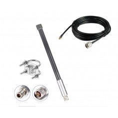 Dr. Phone-DrPhone HHM2 LoRa – 6dBi Glasvezel Helium Hotspot Miner Antenne- 3 Meter KMR200-kabel – Outdoor - Zilver€ 79,95€ 66,07DrPhoneAntennes8720118675472