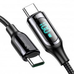 Dr. Phone-DrPhone TITAN5 USB C naar USB C Nylon Gevlochten Kabel met LED Display - 100W PD 5A QC 3.0/4.0 – 480 Mbps Data – 1 meter€ 24,95€ 20,62DrPhoneTelefoniekabel8720118263792