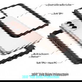 Dr. Phone-DrPhone Samsung Galaxy S22 6.1 inch Waterdicht hoesje met Ingebouwde schermbeschermer- IP68 - Volledige bescherming – Zwart€ 24,95€ 20,62DrPhoneSamsung8720118263846
