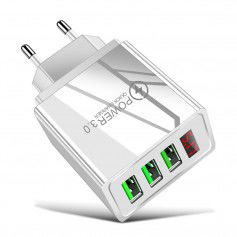 Dr. Phone-DrPhone Q5 Thuislader - 3 Poorten met Digitale Display - USB 3.1A – Geschikt voor Tablets / Smartphones - Oplader - Wit€ 12,95€ 10,70DrPhoneThuislader/ Wandlader 8720118263990