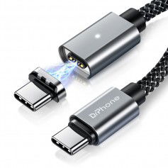 Dr. Phone-DrPhone TITAN - Type C naar USB-C - 100W - Magnetische Kabel Voor o.a. MacBook / iPad - PD + Data Transfer - Zwart€ 19,95€ 16,49DrPhoneKabels8720118738467