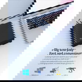 Dr. Phone-LUXWALLET DM35 Externe Harde Schijf Behuizing - Geschikt voor 2.5/3.5 inch SATA 3.0 – USB 3.0 – SSD/ HDD Behuizing - Zwart€ 54,95€ 45,41LUXWALLETHarde Schijf Behuizing8720118264034
