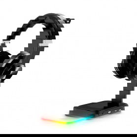 Dr. Phone-DrPhone RHS1 RGB-Koptelefoon standaard met 2 USB-poorten - Hoofdtelefoonhouder – Headset Standaard - Zwart€ 29,95€ 24,75DrPhoneKoptelefoon Standaard8720118816226
