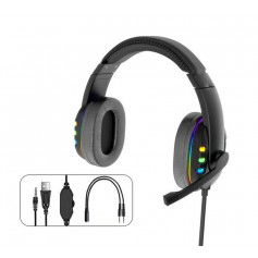 Dr. Phone-DrPhone GH47 Bedrade AUX 3.5mm Gaming LED Headset - 40mm met microfoon - Koptelefoon - met 3,5 mm "Y" –verlengkabel – Zwart€ 27,95€ 23,10DrPhoneKoptelefoon8720118056592