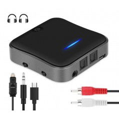Dr. Phone-DrPhone BX-Pro3 AptX HD Ruisvrij Bluetooth Ontvanger + Zender - 3.5mm Aux RCA Optische SPDIF Audio Adapter - Zwart€ 44,95€ 37,15DrPhone(Bluetooth) Transmitters8720118053478