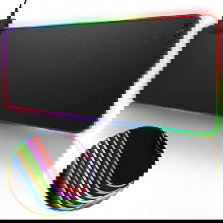 Dr. Phone-DrPhone QWR Muismat – 300x700x4mm - Muismat – RGB LED Verlichting – Gaming – Anti-Slip - Waterproof - Mousepad – Extra groot€ 27,95€ 23,10DrPhoneMuismat8720118274439