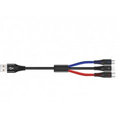 Dr. Phone-DrPhone MCL01- 3 IN 1 USB - Micro - Type C – Lightning – LED Display – Rood – Zwart – Blauw – 1.5M€ 14,95€ 12,36DrPhoneKabels8720118089828