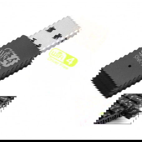 Dr. Phone-DrPhone W2 Pro Mini Wifi Adapter- Driver Free - tot 300 Mbps - Windows - USB WiFi Netwerk - Plug en Play - Zonder Installatie€ 14,95€ 12,36DrPhoneWiFi8720118740071