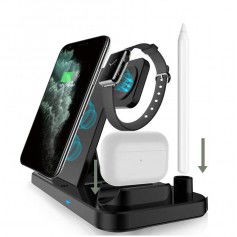 Dr. Phone-DrPhone DFC - 4 in 1 Draadloze Oplader – Fast Charge Oplaadstation voor Watch Series 4/5/6 /SE AirPods Pro / 2 & Pencil – Zwart€ 44,95€ 37,15DrPhoneLaders8720118013212