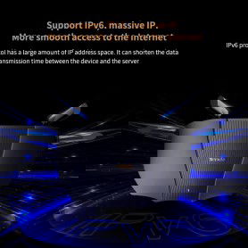 DrPhone AXR6 – WiFi 6 Router Gigabit – AX3000 – WPA3 - Gaming Router + APP – 3 Gigabit LAN-poorten, OFDMA+MU-MIMO