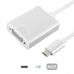 Dr. Phone-DrPhone® USB-C naar VGA Adapter USB 3.1 Type C Man-vrouw VGA Converter Kabel 1080P - Kabel€ 12,95€ 10,70Home8720118739327