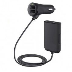 Dr. Phone-DrPhone PCC1 Auto & Vrachtwagen 12-24V lader 36W 7.2A met 4 USB-poorten voor opladen - Voor- en Achterbank - Zwart€ 20,95€ 17,31DrPhoneAutoladers8720118012161