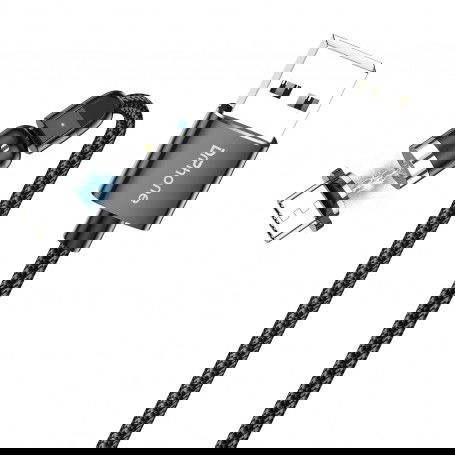 Dr. Phone-DrPhone LINI - Lightning Apple Magnetische kabel – Voor iPad & iPhone - 2.4A - Nylon Gevlochten 540° Graden Roterend - Zwart€ 10,95€ 9,05DrPhoneKabels8720118012109