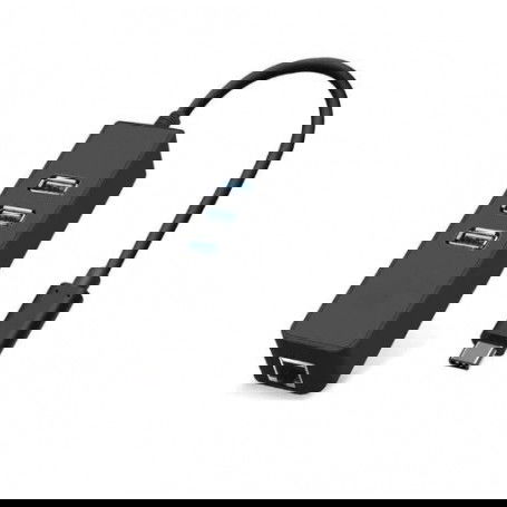 Dr. Phone-DrPhone GT1 - USB-C Gigabit Ethernet (1000MBPS) Adapter + 3X USB 3.0 Poorten - RJ45 Netwerk Adapter - Zwart€ 22,95€ 18,97DrPhoneHub8720118011997