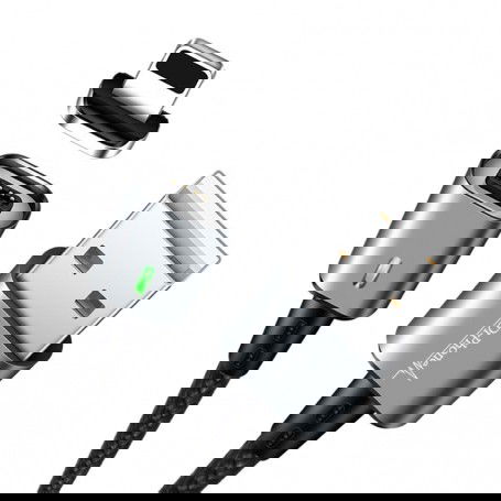 Dr. Phone-DrPhone iCON - 2 Meter Lightning Magnetische Kabel - 3.0A Snellader + Datakabel - Fast Charge - Zwart€ 14,95€ 12,36DrPhoneKabel & Lader8720118943403