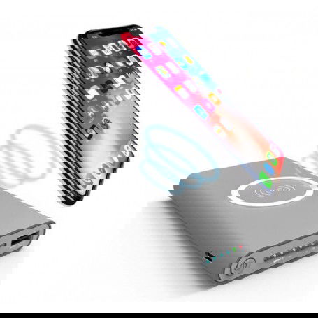 Dr. Phone-DrPhone PB2 Draagbare 10000mAh Powerbank Qi Draadloze oplader – Charge-Recharge - Grijs€ 29,95€ 24,75Powerbanks / Accu's
