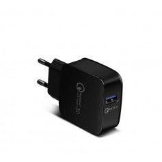 Dr. Phone-DrPhone Quick Charge Series - Snellader Adapter/Stekker - Thuislader - Oplader Met Snel Opladen Functie - 9V 2A -18W - Zwart€ 14,95€ 12,36DrPhoneOplader8720118040706