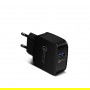 DrPhone Quick Charge Series - Snellader Adapter/Stekker -  Thuislader - Oplader Met Snel Opladen Functie - 9V 2A -18W - Zwart