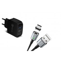 Dr. Phone-DrPhone 18W Snellader Adapter/Stekker - Thuislader + DrPhone iCON Premium TYPE-C Magnetisch USB-C€ 17,95€ 14,83DrPhoneOplader8719323399129