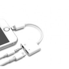 Dr. Phone-DrPhone Sound Lightning Aux Splitter Muziek via Aux & Opladen Tegelijk - Koptelefoonaansluiting 3.5mm - Wit€ 12,95€ 10,70DrPhoneSplitter8720118042069