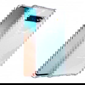 DrPhone Galaxy S10e TPU Hoesje - Siliconen Shock Bumper Case -Backcover met Verstevigde randen voor extra bescherming