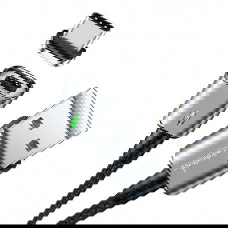Dr. Phone-DrPhone iCON Series - Qualcomm 3.0 - Magnetische USB-C oplaadkabel + Datakabel Type-C Sterkste Magneet - Eclipse Zwart€ 10,95€ 9,05Kabel & Lader