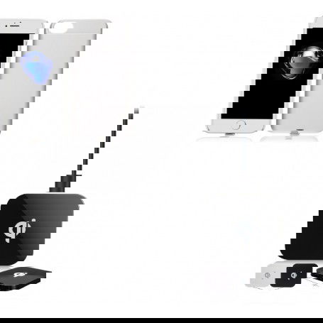 Dr. Phone-iPhone 7 Plus 3 in 1 set Draadloos Opladen Wireless Premium Transparante Receiver Case Wit + DUAL QI Oplaadpad€ 27,95€ 23,10DrPhoneKabel & Lader7091139185877