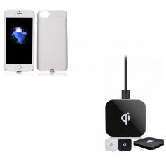 Dr. Phone-iPhone 7 Plus 3 in 1 set Draadloos Opladen Wireless Premium Transparante Receiver Case Wit + DUAL QI Oplaadpad€ 27,95€ 23,10DrPhoneKabel & Lader7091139185877
