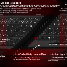 Dr. Phone-Elementkey Artpixel Mini - 7 Inch Pocket Laptop - Touchscreen - Mini PC - Intel Celeron 12GB Ram - 256 GB SSD - Windows 11 Pro€ 499,95€ 413,18ElementkeyLaptop8720118361788
