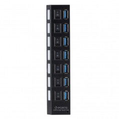Dr. Phone-DrPhone SS1 7 Poorten 3.0 USB HBUB - Multi Oplader - Adapter met aan/uit knop en led verlichting - Zwart€ 19,95€ 16,49DrPhoneHub / Adapter8718885329193