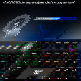 Dr. Phone-DrPhone AULA1 Mechanisch USB Bedrade Gaming Toetsenbord met Magnetische Polssteun & Bedieningsknop - Bruine schakelaar€ 69,95€ 57,81DrPhoneToetsenbord8720118163412