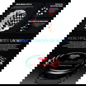 Dr. Phone-DrPhone PureWear Classic - Curved AMOLED Always On Scherm - Smartwatch Mannen / Vrouwen - Bellen - Zilver€ 99,95€ 82,60DrPhoneSmartwatch8720118362266