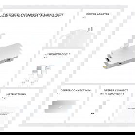 Deeper Connect Mini - VPN (DPN) - IoT Cyber Bescherming - Router Beveiliging - Plug en Play - Crypto Miner - DPR - Netwerk