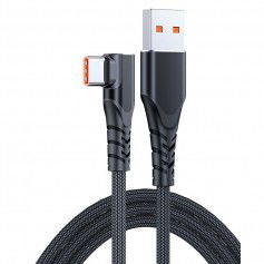 Dr. Phone-DrPhone SC6 - USB-C 66W 6A Type-C Kabel – 90° Haakse Oplaadkabel – SuperCharge - Geschikt SGP Huawei / Samsung - 2 Meter – Zwart€ 14,50€ 11,98DrPhoneTelefoniekabel8720118939055