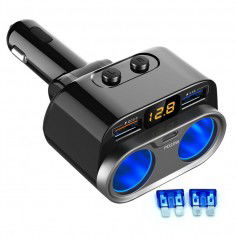 Dr. Phone-DrPhone CAR10 Multi Autolader 150W - Sigarettenaansteker - QC3.0 + 2.4A - 2 Sockets met Type C PD 20W -12V / 24V met LED Display€ 39,95€ 33,02DrPhoneAutoladers8720118013786
