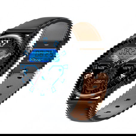 Dr. Phone-DrPhone DTX Ultra - Vlaggenschip Smartwatch 1.36 Inch AMOLED 390x390 - Always On Display - Horloge Belfunctie - PU Leder Zwart€ 89,95€ 74,34DrPhoneSmartwatch8720118362686