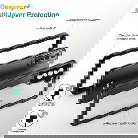 Dr. Phone-DrPhone WH4 Waterdichte Hoes IP68 – Geschikt voor Galaxy S21 FE 5G - Ingebouwde schermbeschermer – Stofdicht – Schokbestendig€ 24,95€ 20,62DrPhoneSamsung8720118943175