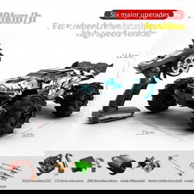 Dr. Phone-DrPhone RCX3 ULTRA - RC 1:16 Auto 4WD – Bestuurbare Hyper Buggy - Auto Met Accu – 4WD Buggy Met 2,4GHz Controller – Turquoise€ 176,00€ 145,45DrPhoneRC Auto's8720118942253