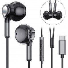 Dr. Phone-DrPhone Hi-Performance - USB-C Hoofdtelefoon + HiFi Audio Koptelefoon DAC - Oordopjes Voor Samsung Galaxy / Apple iPad - Zwart€ 23,95€ 19,79DrPhoneIn-ear Oordoppen8720118362754