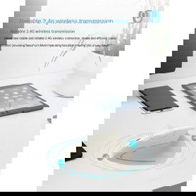 Dr. Phone-Elementkey ERGO5 Bluetooth 5.1 + 2.4Ghz USB Draadloze Ergonomische Optische Verticale Muis - 6-toetsen- 1600 DPI - Zwart€ 34,95€ 28,88ElementkeyMuis8720118911617