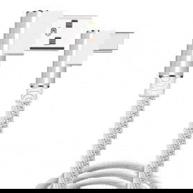 Dr. Phone-DrPhone D9 Type-C USB-C Dubbele 90° Haakse Nylon Gevlochten 3A kabel – 1 Meter -Datasynchronisatie & Snel opladen – Wit€ 9,95€ 8,22DrPhoneKabels8720118943205