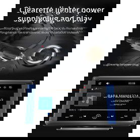 DrPhone CarPlayStream ProTouch - MP5 Speler - Mirrorlink - CarPlay IOS / Android Auto - Bluetooth FM - Micro SD / USB / USB-C