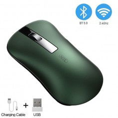 Dr. Phone-DrPhone NIYE2 Serie 2 in 1 Muis - Draadloze USB 2.4Ghz Wireless + Bluetooth – DPI 1600- Oplaadbaar – Groen€ 29,95€ 24,75ElementkeyMuis8720118816233