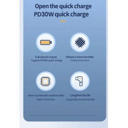 Dr. Phone-DrPhone D11 USB C naar lightning -PD 30W – Dubbele Haaks 90 Graden - Nylon Gevlochten Kabel & Data – 0,5M€ 14,95€ 12,36DrPhoneTelefoniekabel
